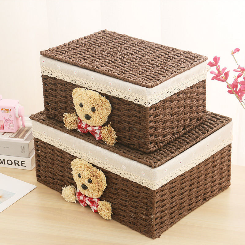 Net red picnic basket hand-woven for household picnic lawn garden stall night market basket for clothing storage basket Application Scenario