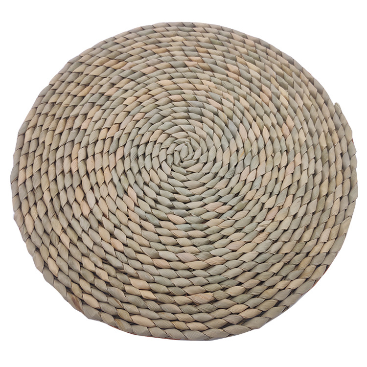 Spot straw placemat, hand-woven table mat, heat insulation mat, Western food mat, cup mat, bowl mat, tray mat, casserole mat Item Picture