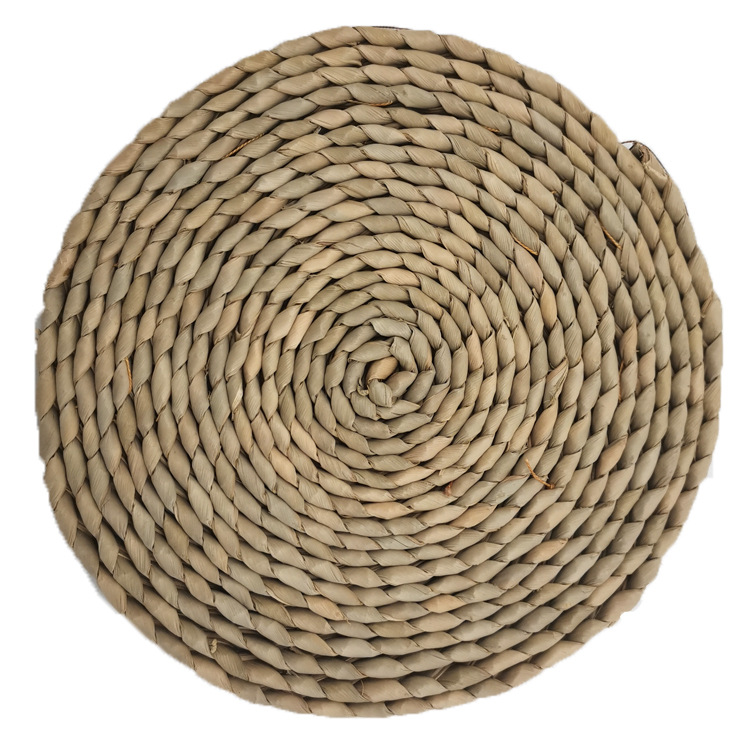 Japanese woven straw placemat boutique Puga woven thickened heat insulation mat non-slip anti-scalding cup mat bowl mat casserole mat straw mat Item Picture