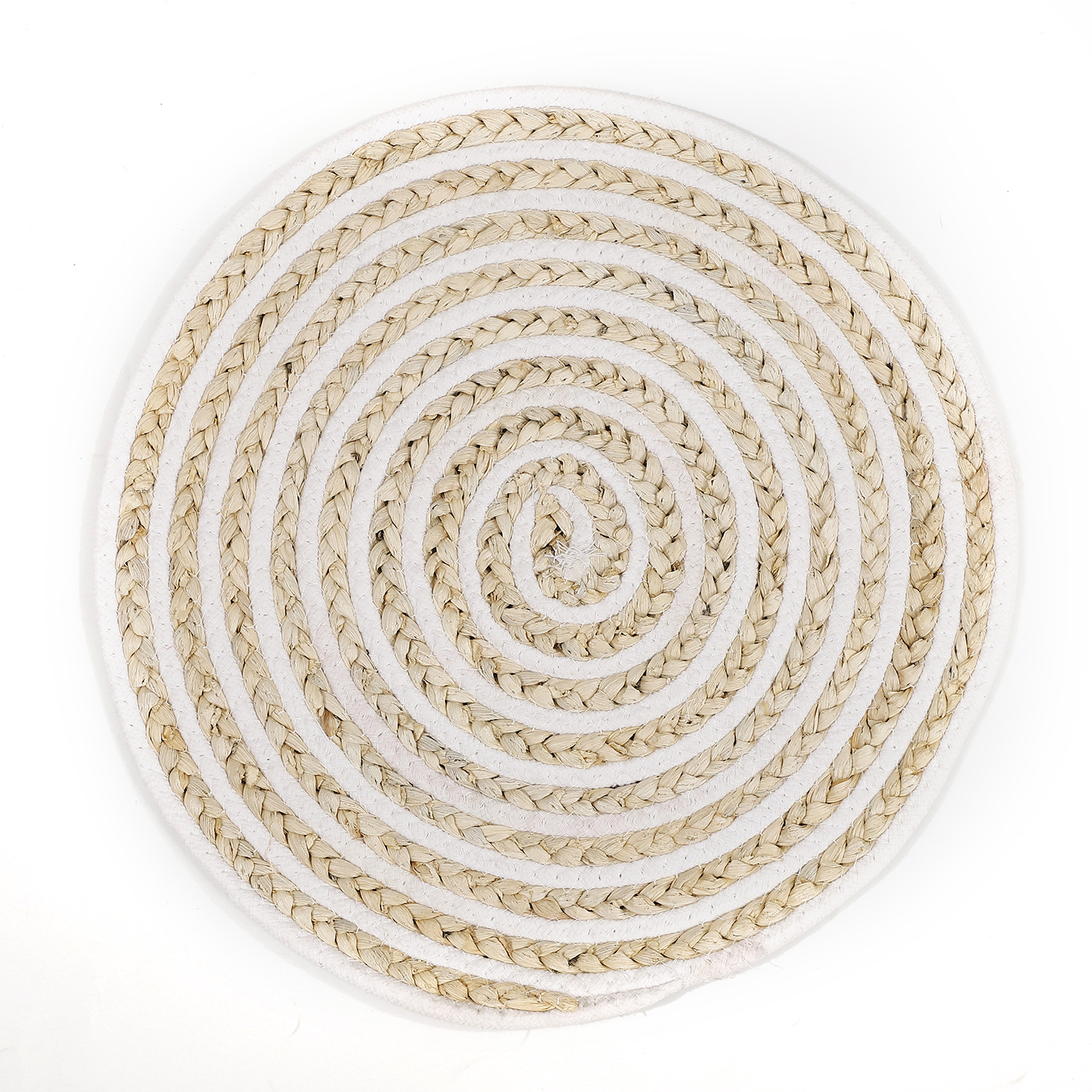 Nordic simple cotton rope woven coasters thickened heat insulation table MATS hand woven tableware household water cup placemats Item Picture
