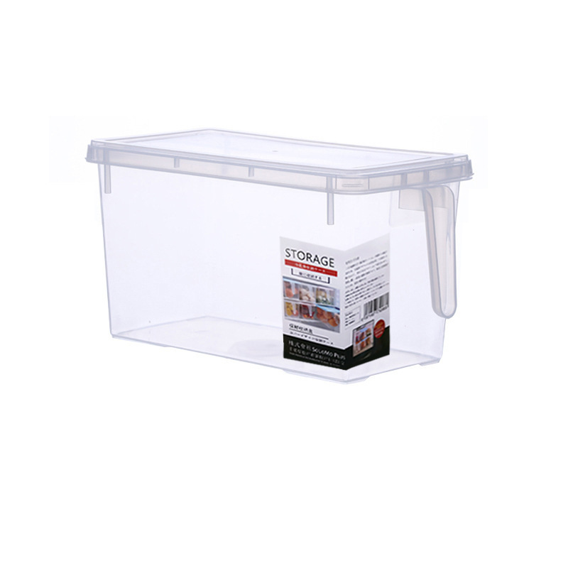Plastic refrigerator storage box Wholesale freezer box Food grade transparent crisper container Household egg storage box Drawer type Item Picture