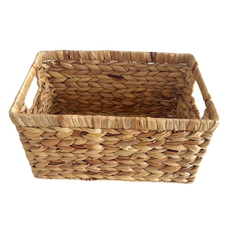 Cross-border sales of rural wind gourd grass woven storage basket hand-woven process storage basket snacks fruit storage basket Item Picture