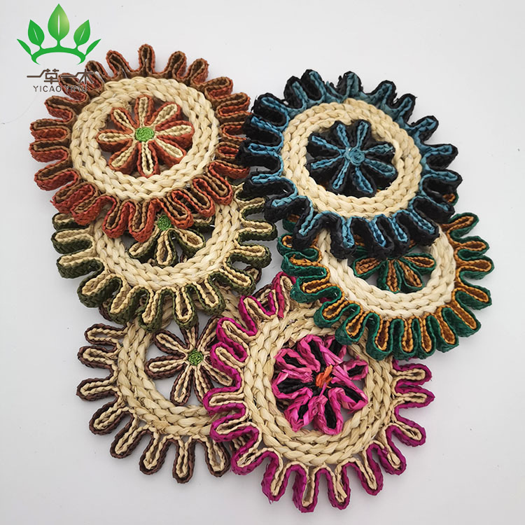 Spot straw placemats hand-woven thermal MATS casserole MATS table MATS cup MATS corn husk MATS microwave bowl MATS