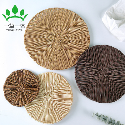 Environmental action starts from me: choose reusable placemats and coasters